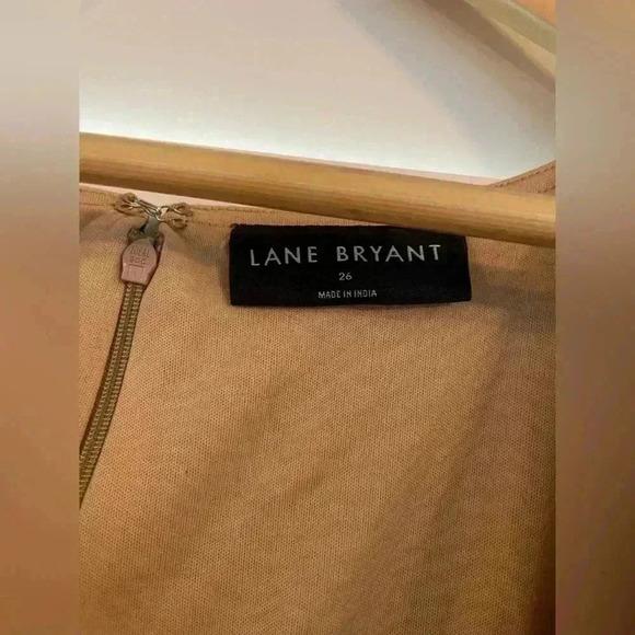 Lane Bryant Cheetah Animal Print dress Sz 26 - Tan & Black - NWOT - Picture 2 of 7